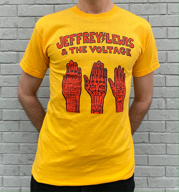 Shirt (Gold) - 2021 Jeffrey Lewis & The Voltage Shirt!