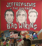 Screenprinted Jeffrey Lewis & The Voltage Poster (limited edition signed and numbered)