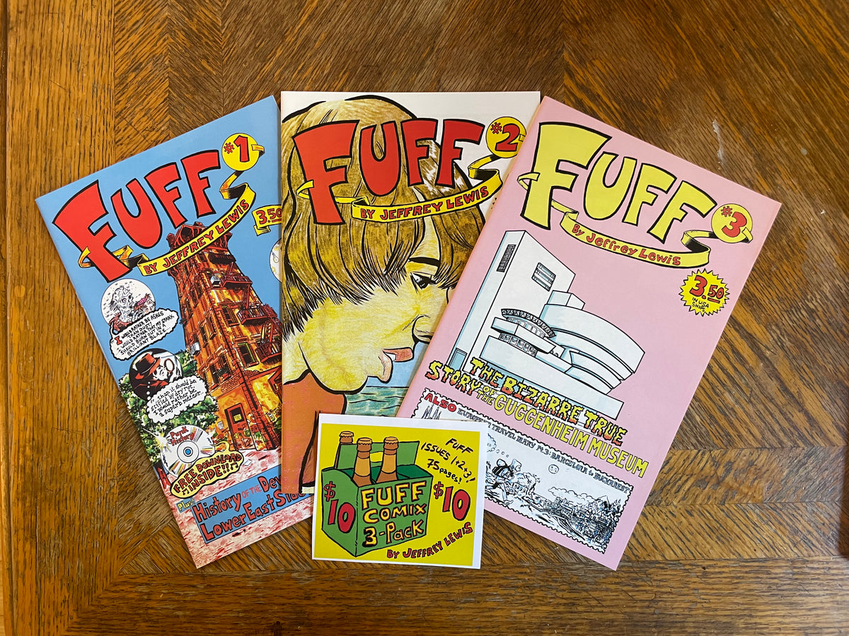 Fuff Three-Pack Comix Deal! (#1,#2,#3) – The Jeffrey Lightning Lewis Store