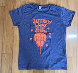 RARE - Shirt (Heather Blue)- "Jeffrey Lewis & The Jrams" Horseshoe Crab Logo
