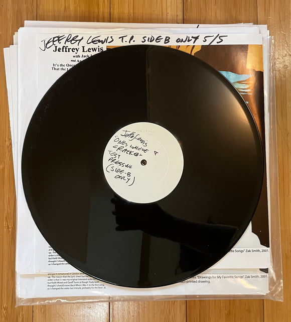 TEST PRESSING Vinyl LP SIDE B ONLY- It's the Ones Who've Cracked That the Light Shines Through (only 6 exist)
