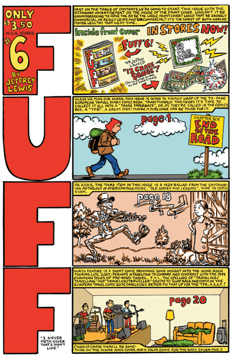 Fuff Comic Books – The Jeffrey Lightning Lewis Store