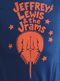 RARE - Shirt (Blue)- "Jeffrey Lewis & The Jrams" Horseshoe Crab Logo